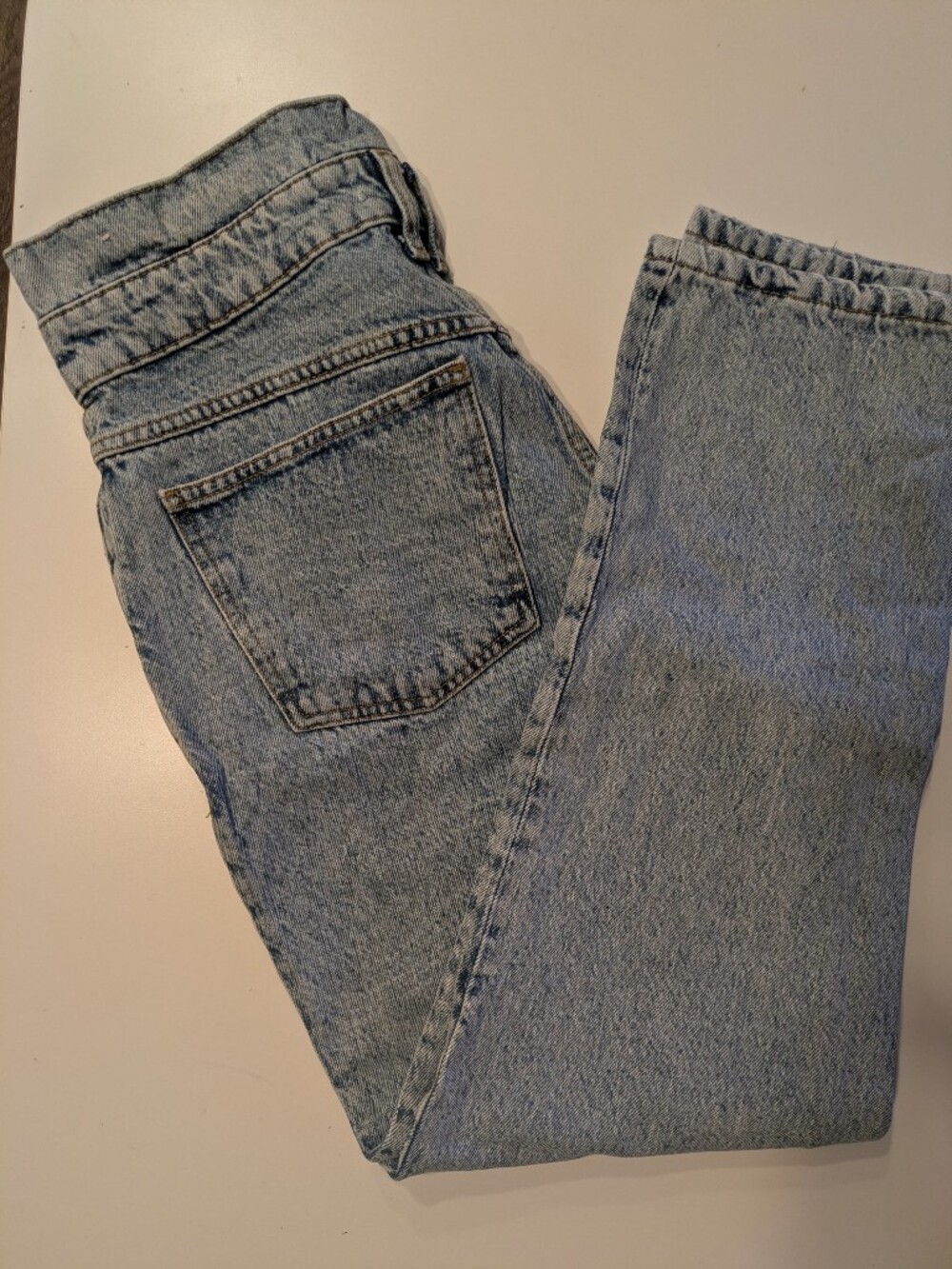 Mango High-Rise Light Blue Denim Jeans